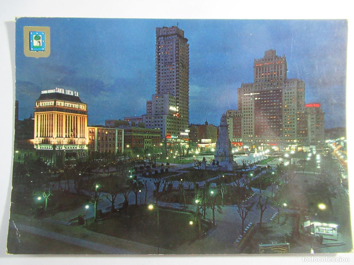 Postales: Madrid - Plaza Espa&ntilde;a - S/C