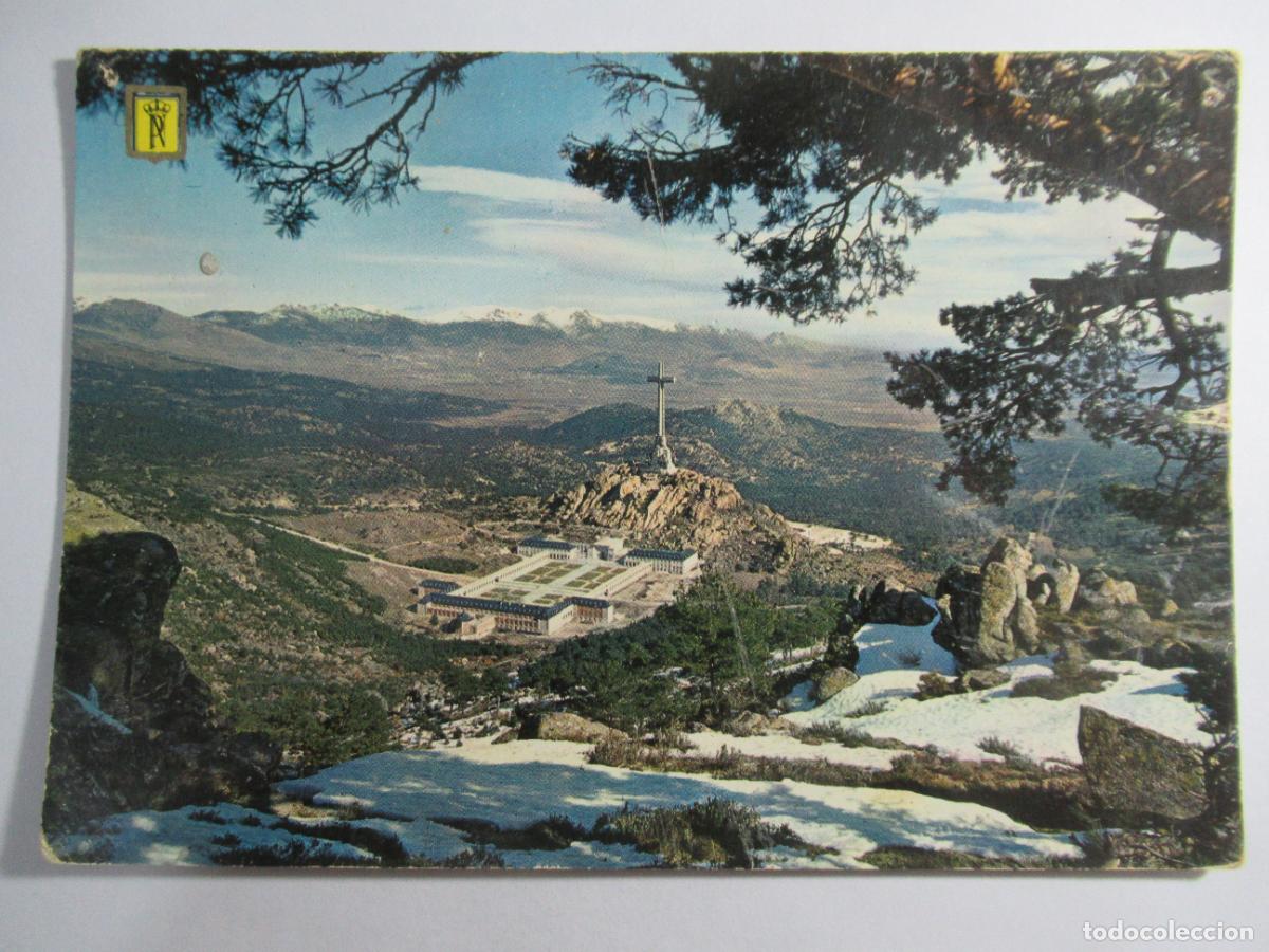 Postales: Santa Cruz del Valle de los Ca&iacute;dos - Panor&aacute;mica - S/C - Dibujos a boli en reverso