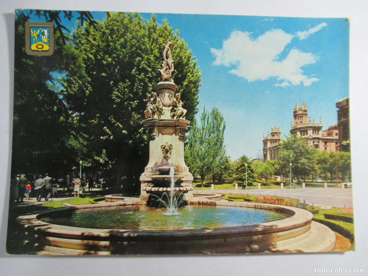Postales: Madrid - Paseo del Prado. Fuente de Apolo - S/C