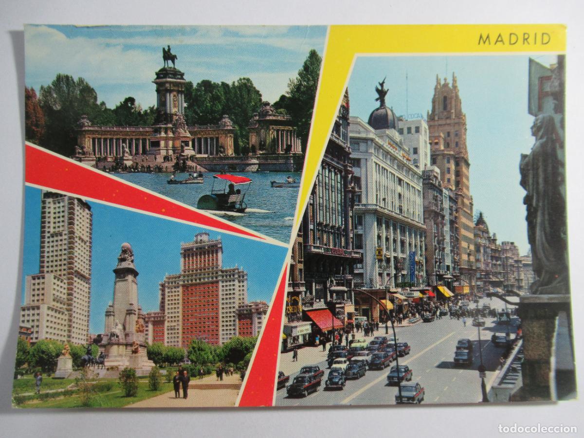 Postales: Madrid - Aspectos Urbanos - Circulada