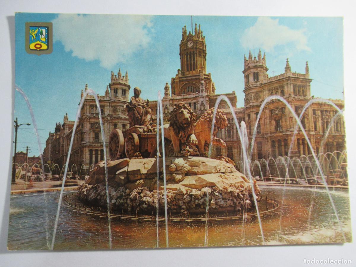 Postales: Madrid - La Cibeles y Palacio de Comunicaciones - S/C