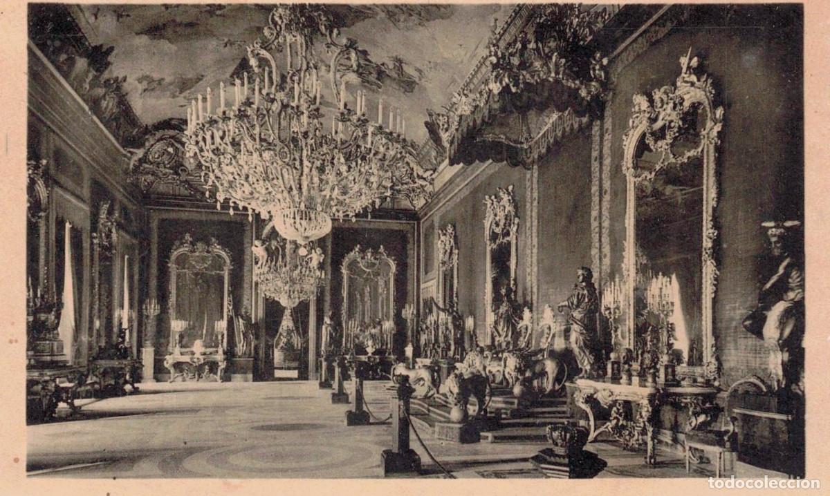 Postales: TARJETA POSTAL - PALACIO NACIONAL MADRID - CIRCULADA - SELLO REP&Uacute;BLICA - VALENCIA - CARLET - 1935