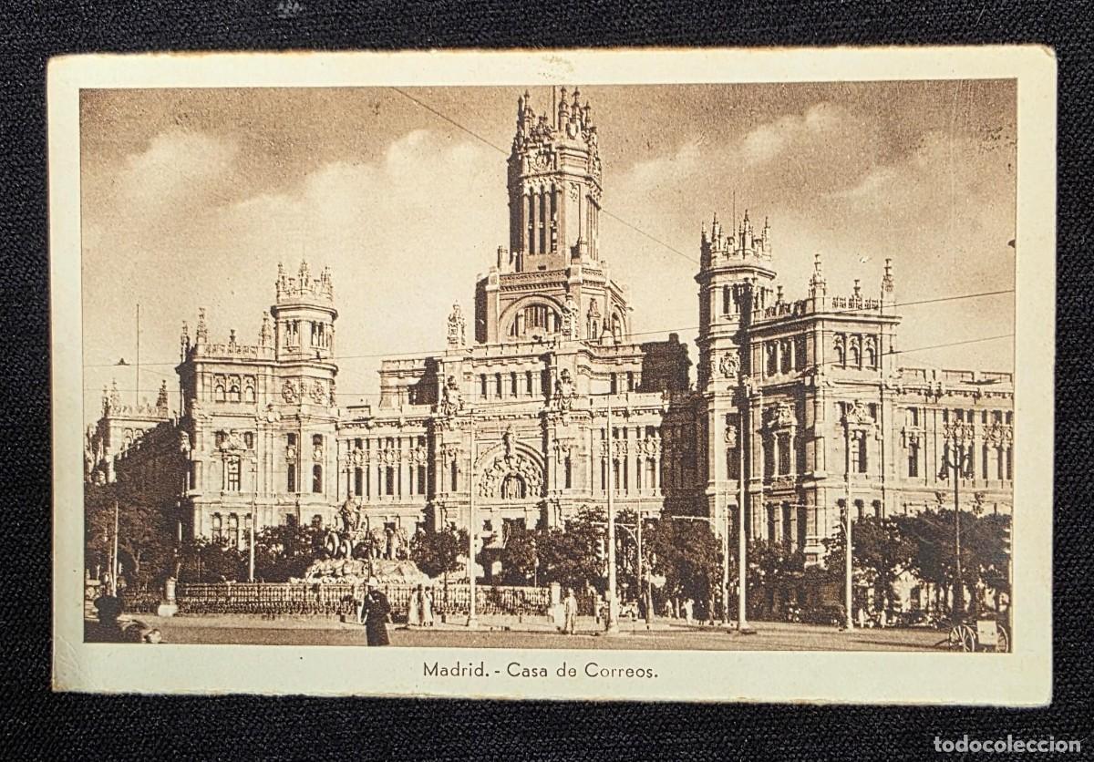 Postales: P.919 Postal antigua Madrid Palacio de Comunicaciones (Casa de Correos) &ndash; Fotograf&iacute;a hist&oacute;rica
