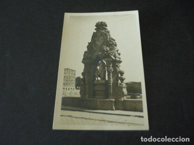Postales: MADRID PUENTE DE TOLEDO ESTATUA DE SANTA MARIA DE LA CABEZA ED. LOTY