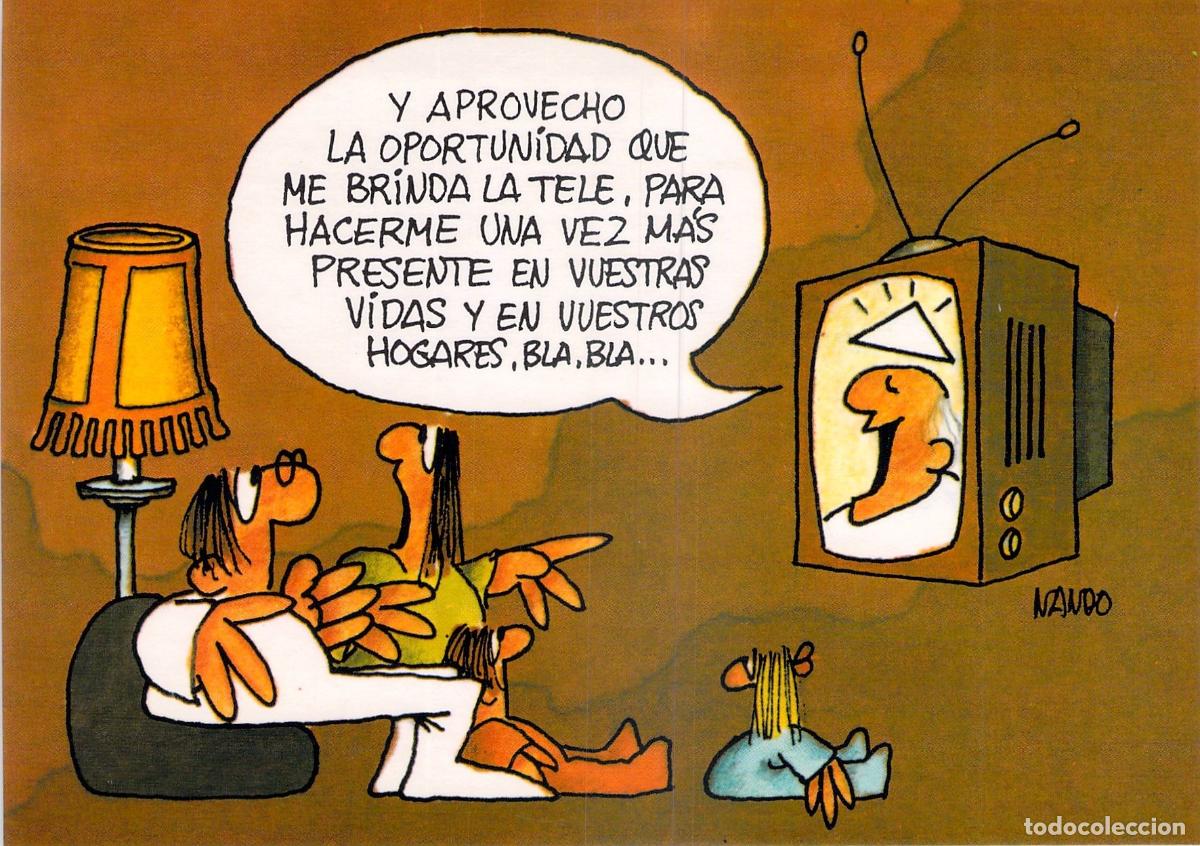 Postales: Postal de Humor Religioso Ilustraci&oacute;n de Nando Televisi&oacute;n