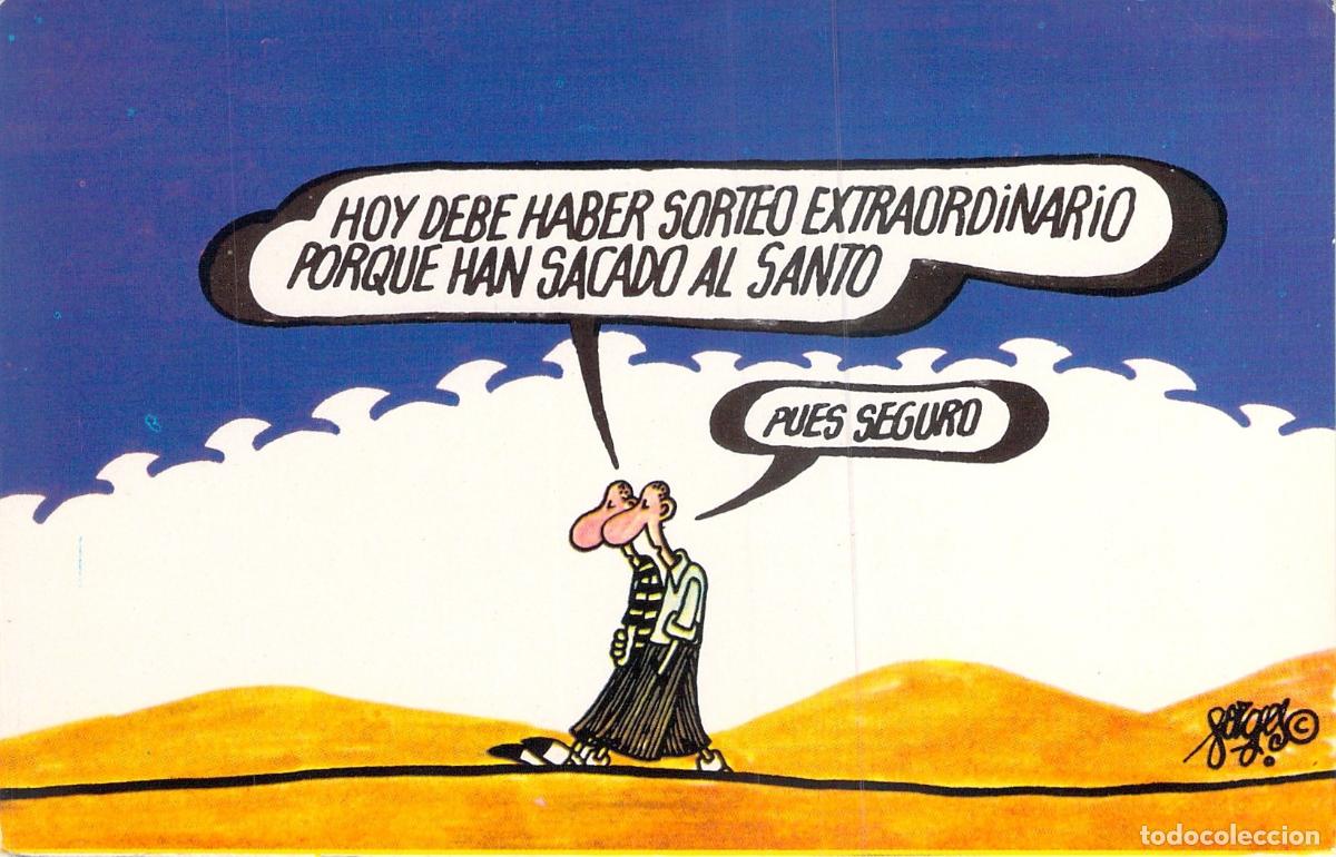 Postales: Postal Humor&iacute;stica de Forges - Loter&iacute;a Nacional - Serie G N&ordm; 1