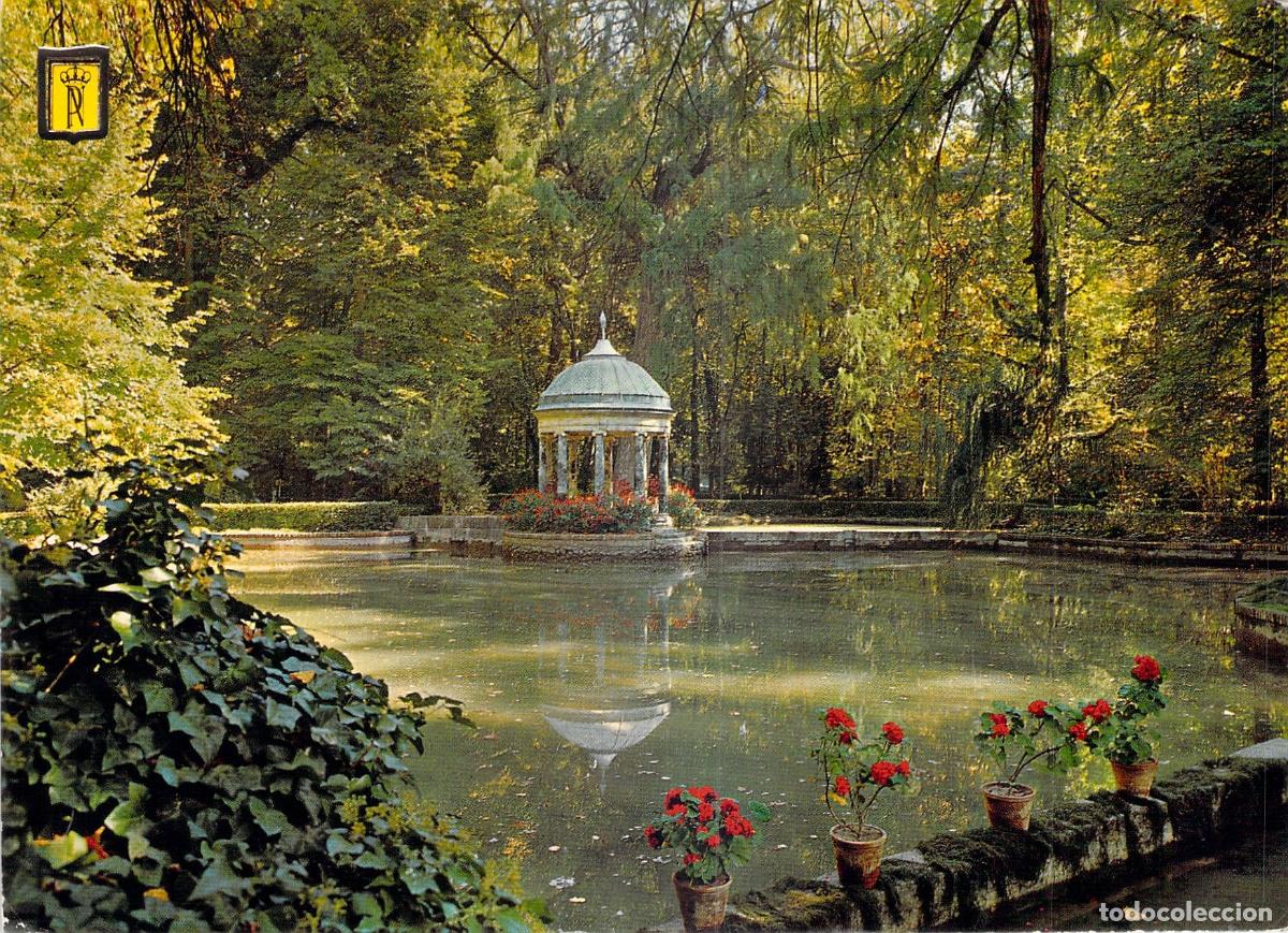 Postales: Postal Aranjuez Jard&iacute;n del Pr&iacute;ncipe Templete de los Chinescos