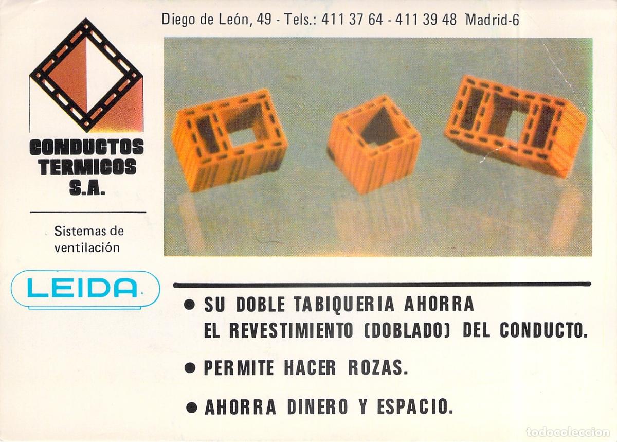 Postales: Tarjeta Postal Publicitaria Conductos T&eacute;rmicos S.A. Sistemas Ventilaci&oacute;n