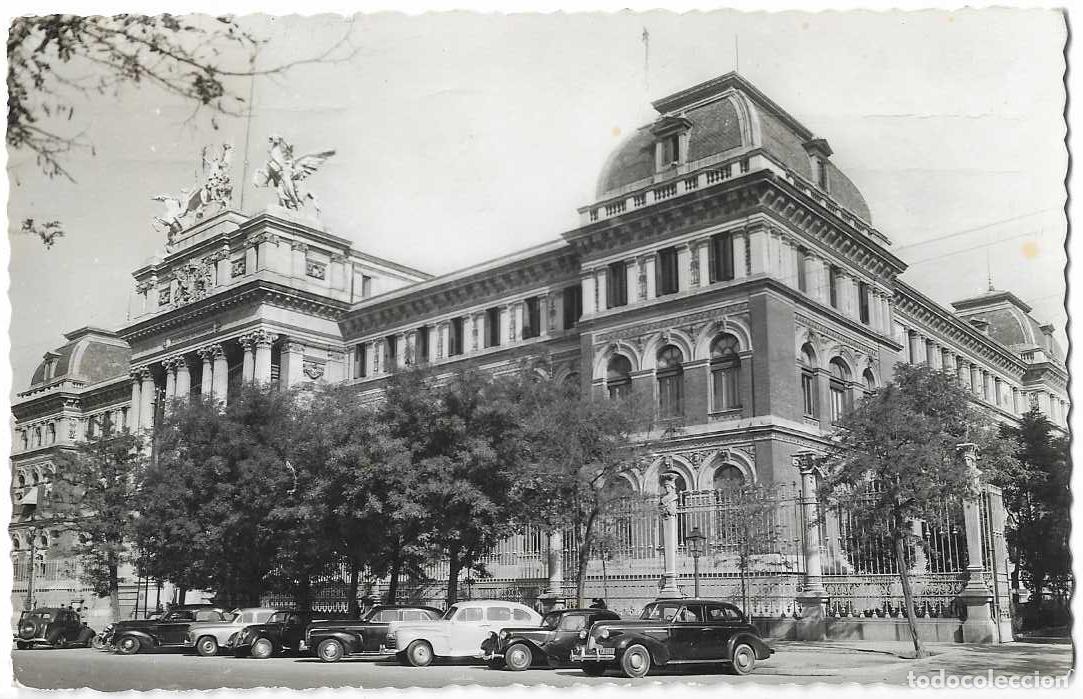 Postales: MINISTERIO DE OBRAS PUBLICAS EN MADRID TARJETA POSTAL CIRCULADA NUMERO 71 DE DOMINGUEZ VER REVERSO