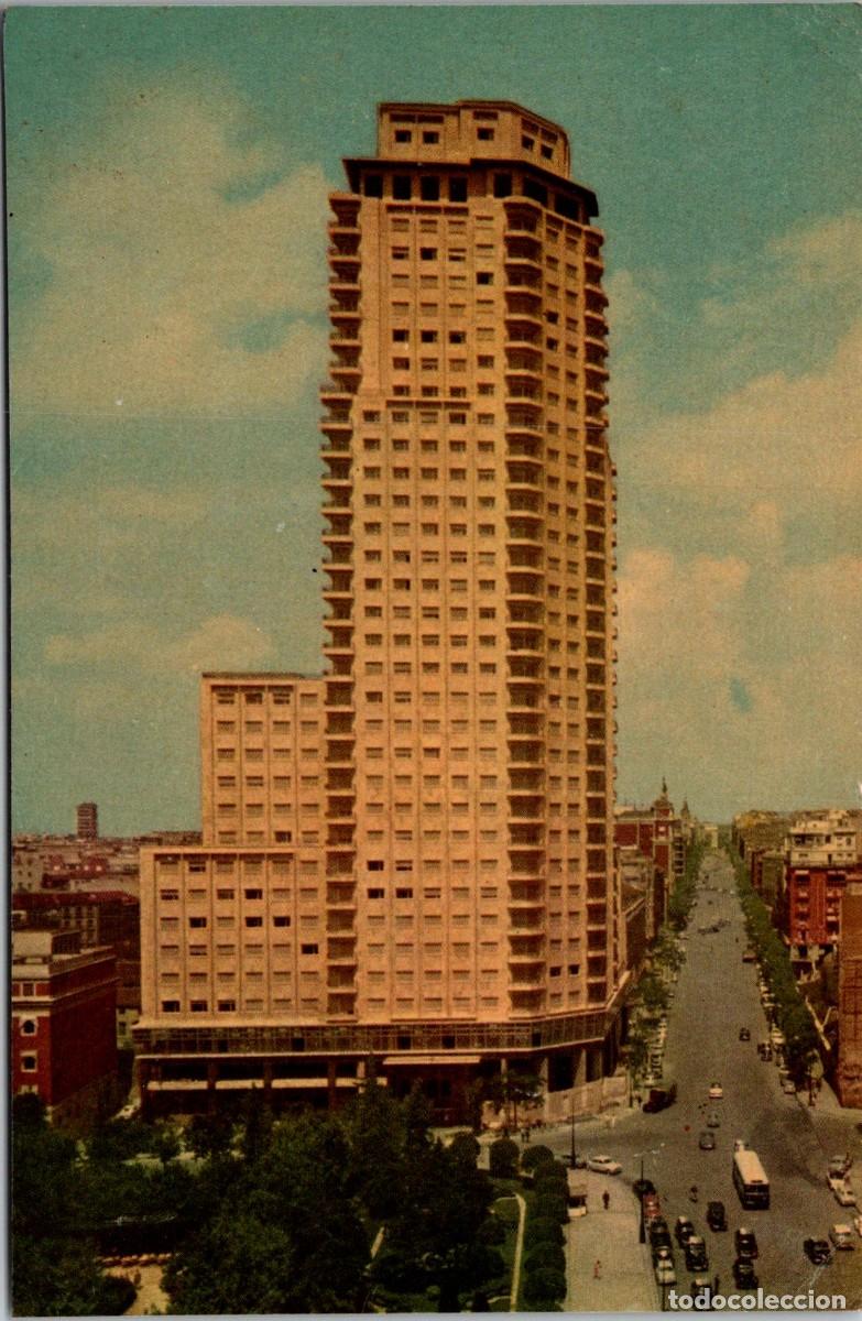 Postales: Madrid - Torre de Madrid - Heliotipia Art&iacute;stica Espa&ntilde;ola n&ordm; 37 - 143x93mm