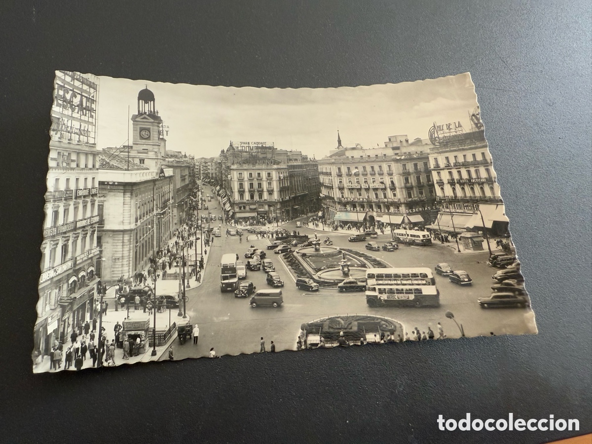 Postales: Postal MADRID. PUERTA DEL SOL. CIMER 19