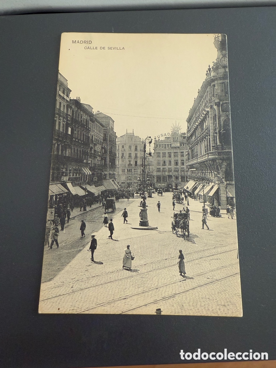 Postales: Postal. MADRID. CALLE DE SEVILLA. HAUSER y MENET