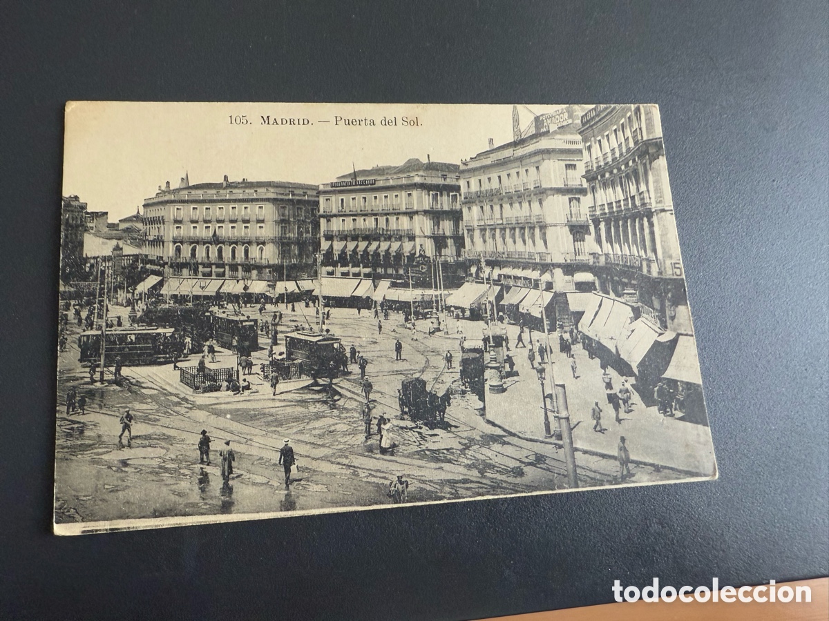 Postales: Postal. MADRID. 105. PUERTA DEL SOL. LACOSTE