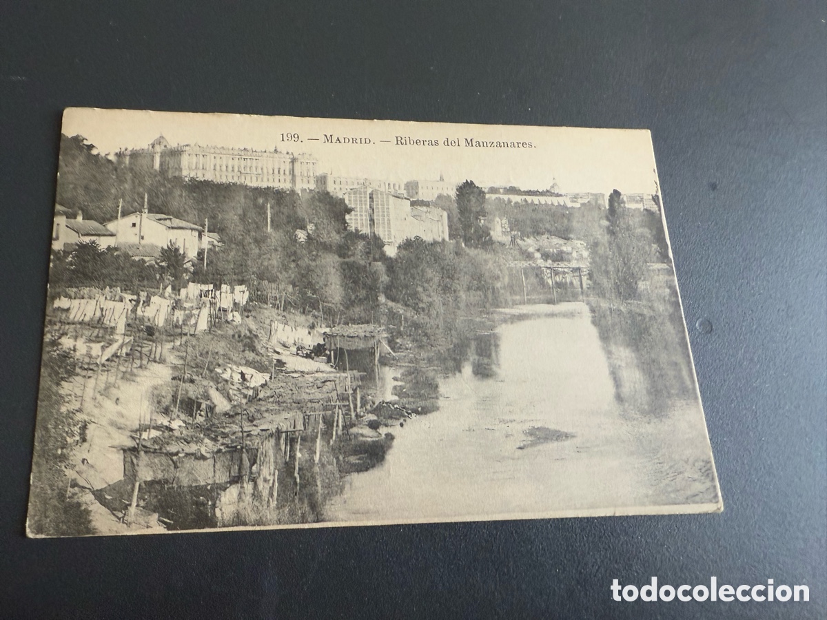 Postales: Postal. MADRD. Riberas del Manzanares. 199- Fototipia J ROIG