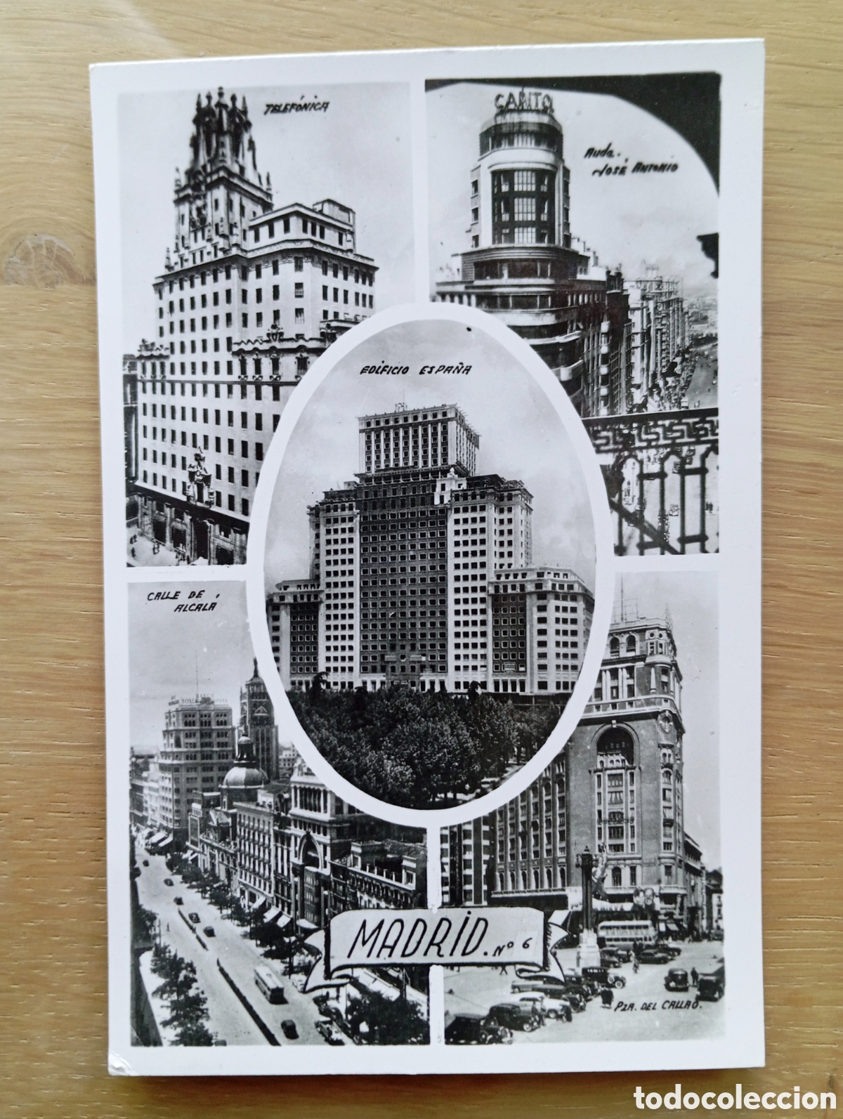 Postales: POSTAL MADRID HELIOTIPIA ART&Iacute;STICA ESPA&Ntilde;OLA SIN CIRCULAR H.A.E. HAE N&Uacute;MERO 6