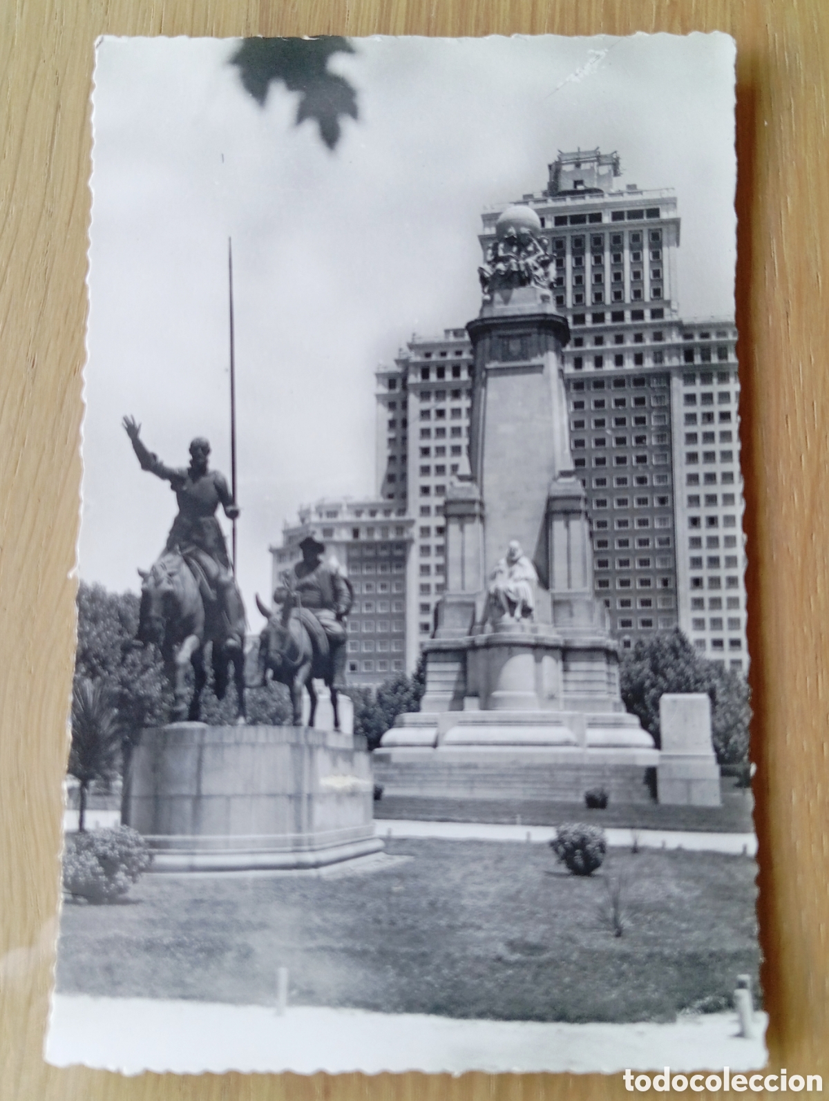 Postales: POSTAL MADRID MONUMENTO A CERVANTES HELIOTIPIA ART&Iacute;STICA ESPA&Ntilde;OLA 22 SIN CIRCULAR