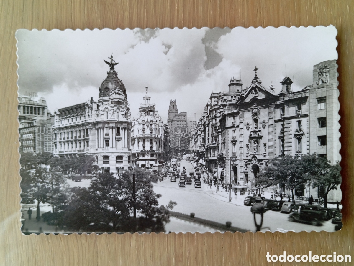 Postales: POSTAL MADRID GARC&Iacute;A GARRABELLA 1 CALLE DE ALCAL&Aacute; Y AVDA. JOS&Eacute; ANTONIO SIN CIRCULAR
