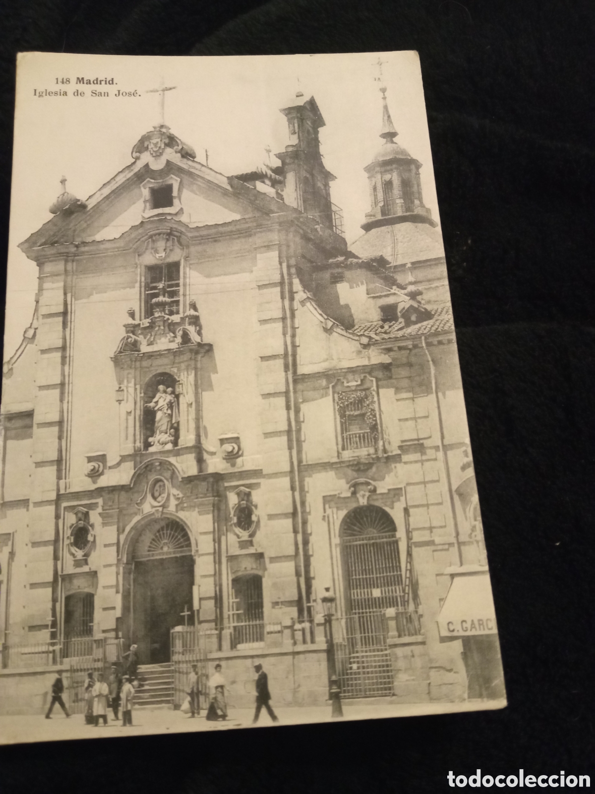 Postkarten: Antigua postal fotogr&aacute;fica, Madrid, Iglesia de San Jos&eacute;