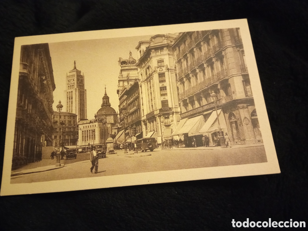 Postales: Antigua postal fotogr&aacute;fica, Madrid, Calle de Sevilla
