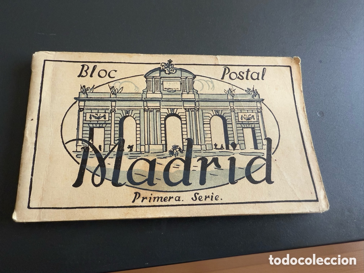 Postales: BLOC POSTAL. MADRID. PRIMERA SERIE. COMPLETO