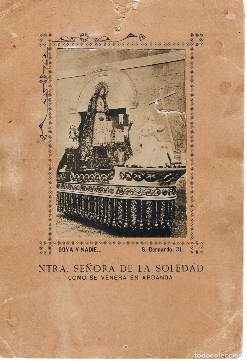 Postales: FOTOGRAF&Iacute;A DE NUESTRA SE&Ntilde;ORA DE LA SOLEDAD. Patrona de Arganda del Rey - Madrid.