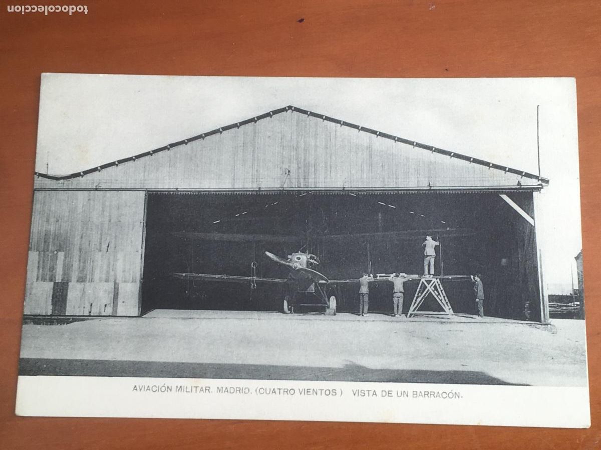 Postales: madrid 1926 exposicion de aeronautica aviacion militar cuatro vientos vista barracon postal original