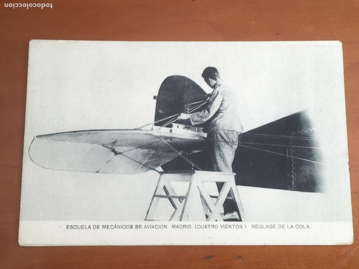 Postales: madrid 1926 exposicion de aeronautica aviacion militar cuatro vientos reglaje cola postal original