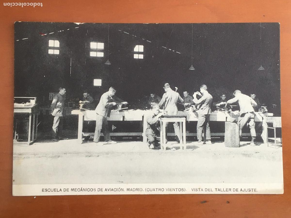 Postales: madrid 1926 exposicion de aeronautica aviacion militar cuatro vientos taller ajuste postal original