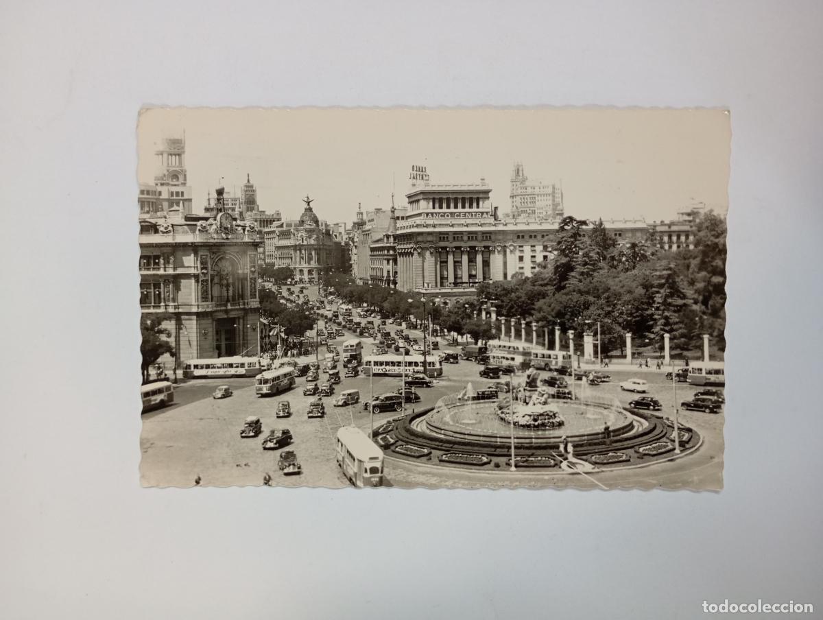 Postcards: POSTAL DE MADRID PLAZA FUENTE CIBELES. TDKP27Z3