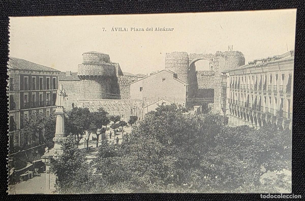 Postales: P.972 Postal Antigua &Aacute;vila Plaza del Alc&aacute;zar N&ordm;7 Murallas Hauser y Menet Madrid Sin Circular