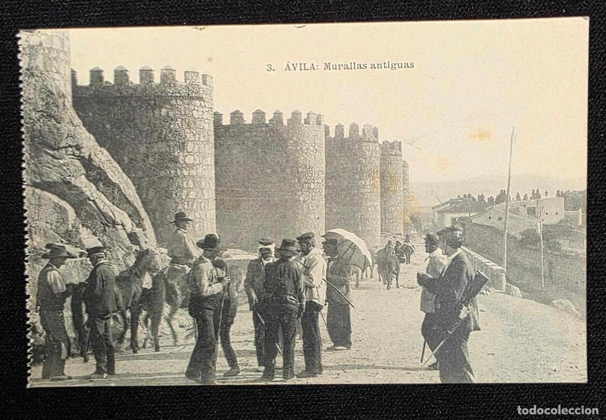 Postales: P.976 Postal Antigua &Aacute;vila Murallas Antiguas N&ordm;3 Hauser y Menet Madrid Escena Popular Sin Circular