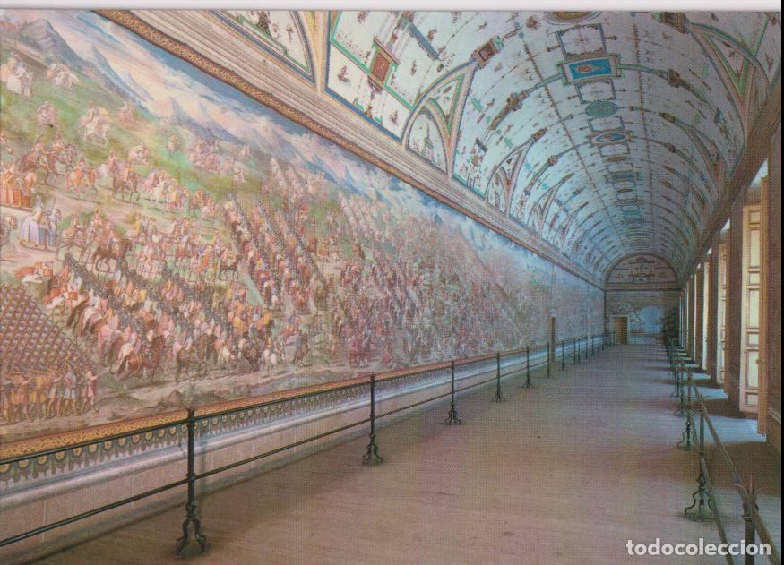 Postales: MONASTERIO DE EL ESCORIAL, SALA DE BATALLAS - EDITORIAL PATRIMONIO NACIONAL - S/C