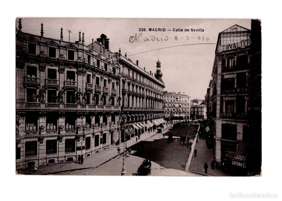 Postales: MADRID.- CALLE DE SEVILLA.