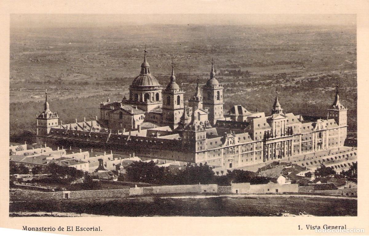 Postales: Postal Monasterio de El Escorial Vista General Hauser y Menet
