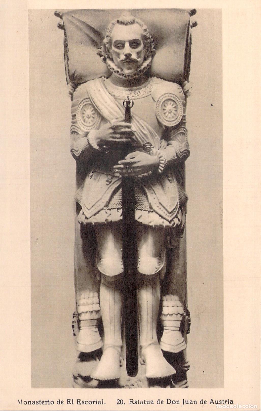 Postales: Postal Estatua de Don Juan de Austria, Monasterio de El Escorial