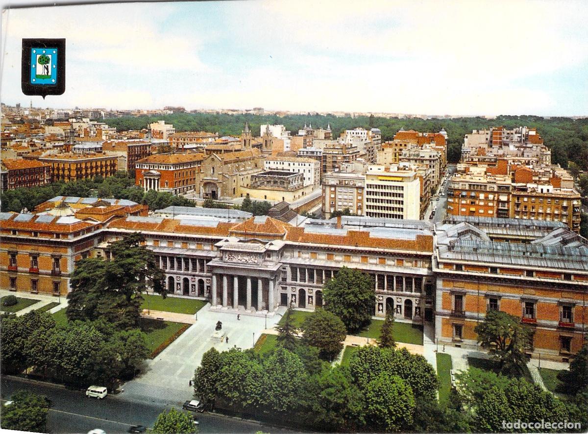Postales: Postal Museo del Prado Madrid Vista A&eacute;rea Ediciones Escudo de Oro