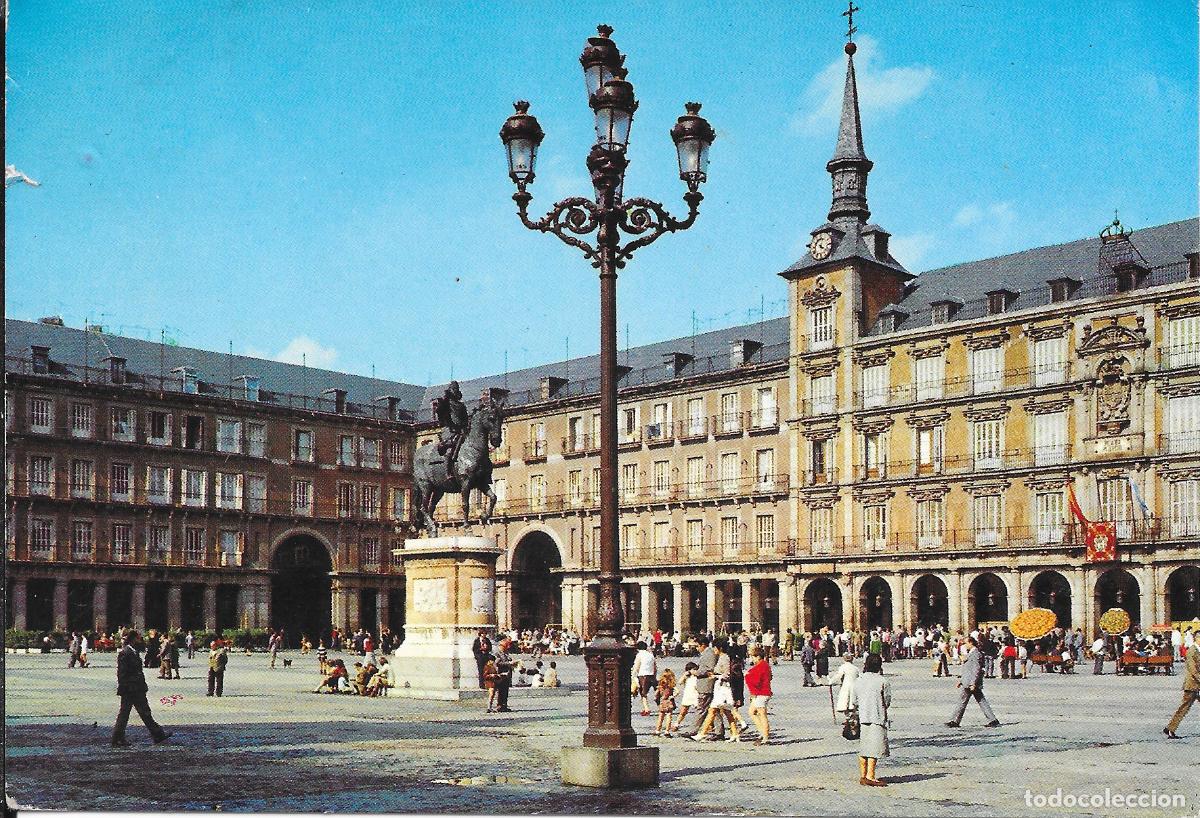 Postales: [POSTAL] Plaza Mayor. Madrid. A&ntilde;o 1975 (circulada)