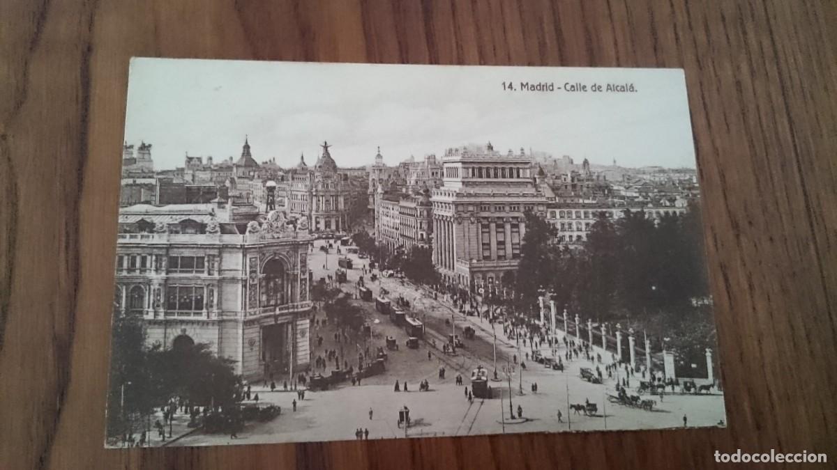 Postales: TARJETA POSTAL 14 MADRID CALLE DE ALCAL&Aacute; - NO CIRCULADA - EDICI&Oacute;N EXTRA MADRID
