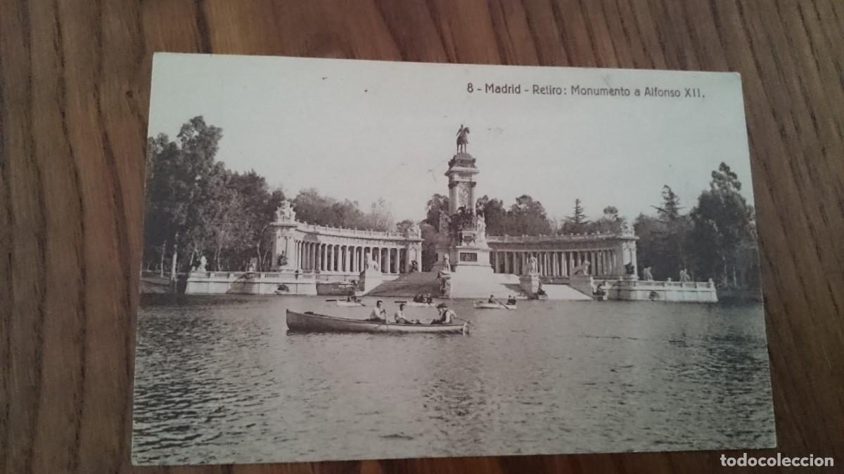 Postales: TARJETA POSTAL 8 MADRID RETIRO: MONUMENTO A ALFONSO XII - NO CIRCULADA