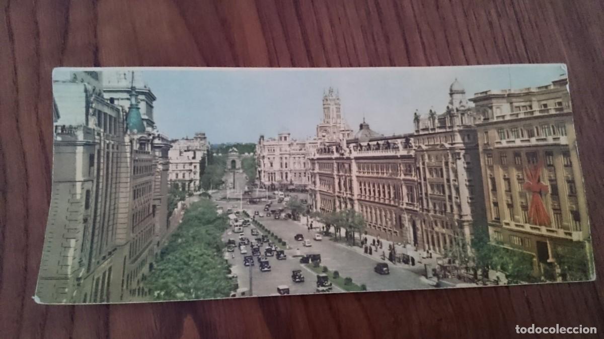 Postales: TARJETA POSTAL VISTA PANOR&Aacute;MICA DE LA CALLE DE ALCAL&Aacute; - S&Iacute;MBOLOS FALANGE - NO CIRCULADA