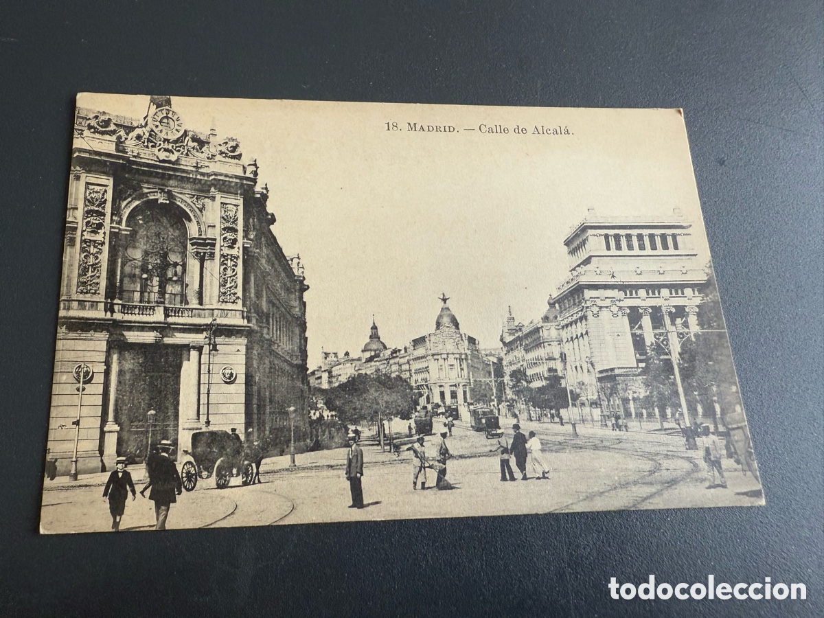 Postales: Postal. MADRID. 18. Calle de ALCAL&Aacute;. Fototipia ROIG