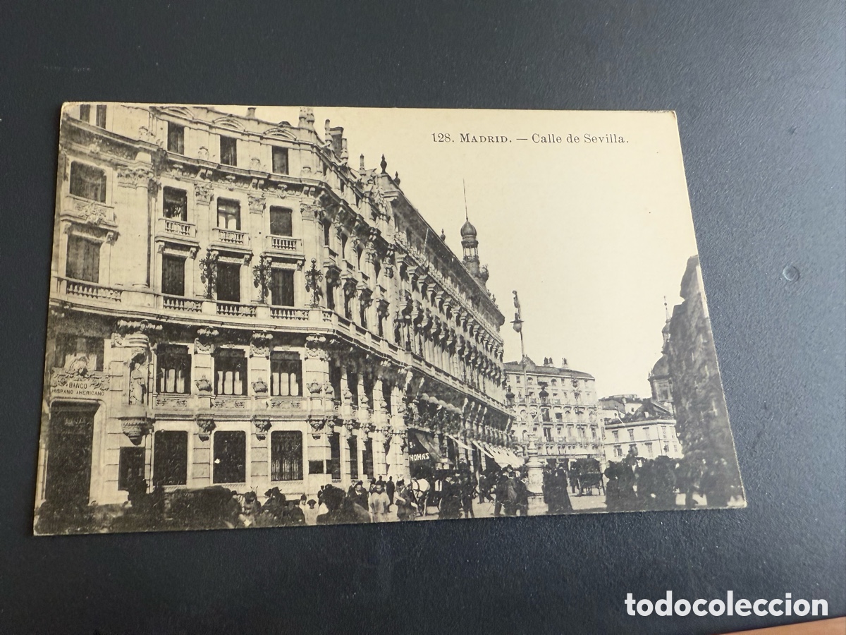 Postales: Postal. MADRID. 128. Calle de Sevilla Foto LACOSTE