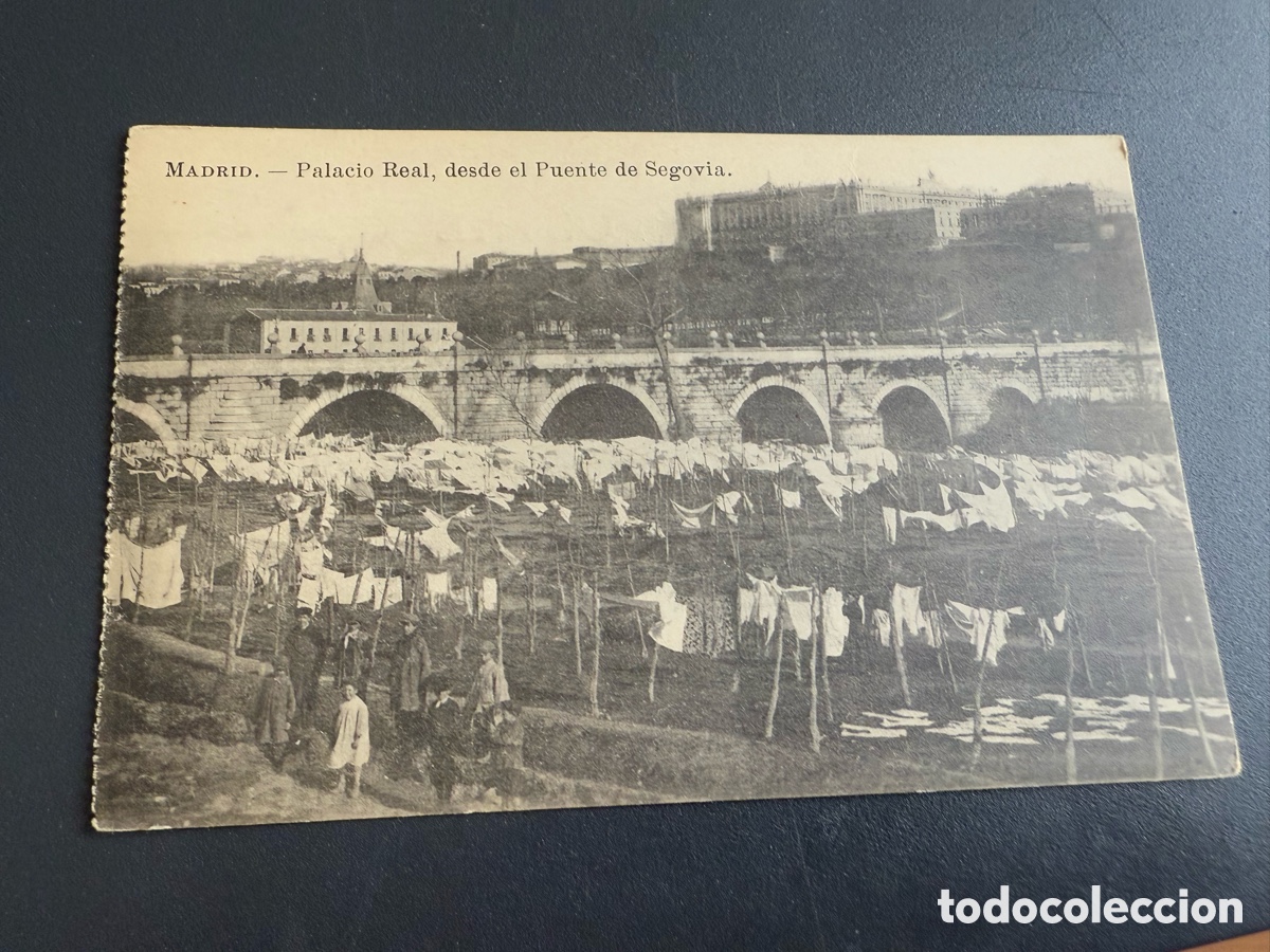Postales: Postal MADRID. Palacio Real desde el Puente de Segovia.