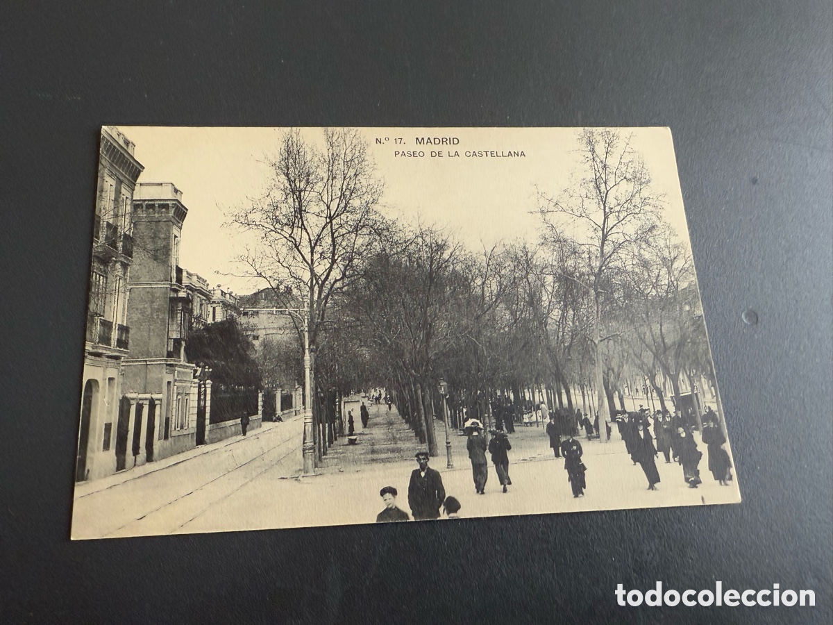 Postales: Postal. MADRID. 17. Paseo de la Castellana