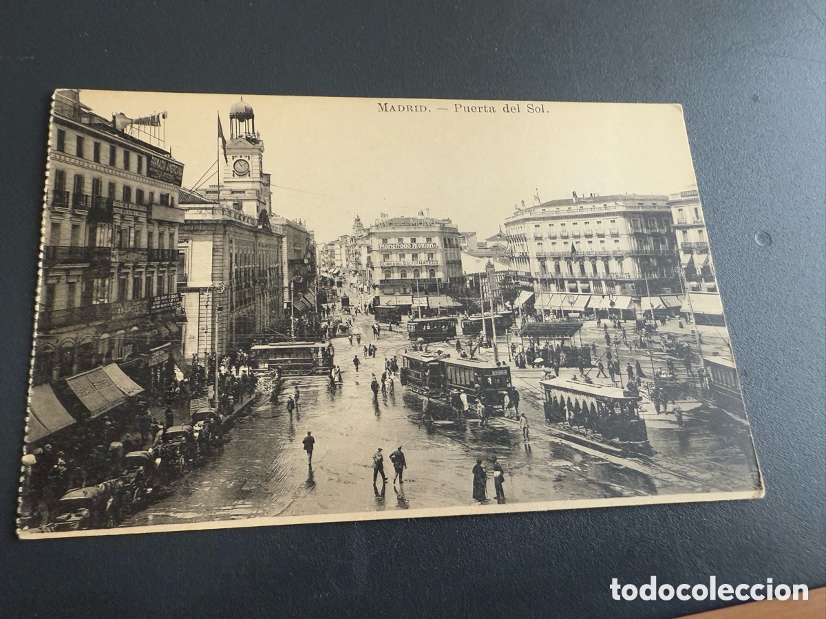 Postales: Postal. MADRID. Puertq del Sol - Foto 1