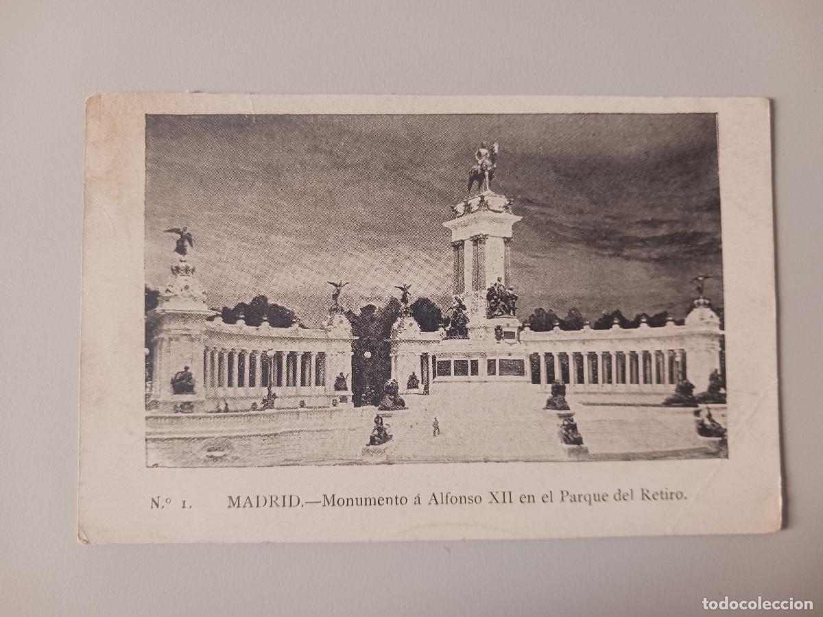 Postales: POSTAL MADRID REVERSO SIN DIVIDIR