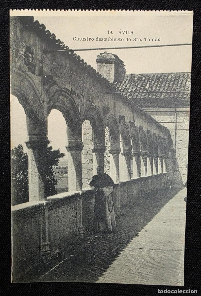 Postales: P.980 Postal antigua &Aacute;vila Claustro descubierto de Santo Tom&aacute;s Hauser y Menet fototipia