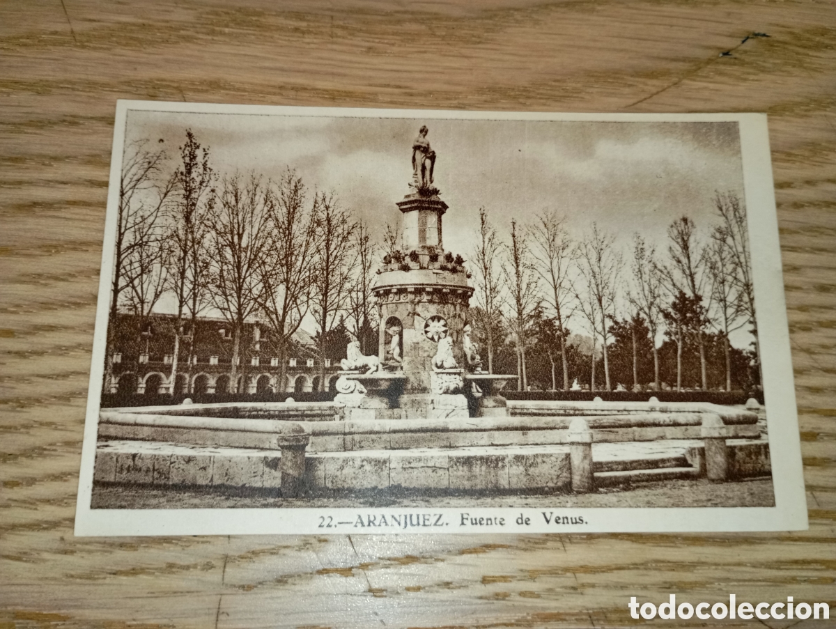 Postales: ARANJUEZ (MADRID) - FUENTE DE VENUS - HELIOTIPIA ART&Iacute;STICA ESPA&Ntilde;OLA