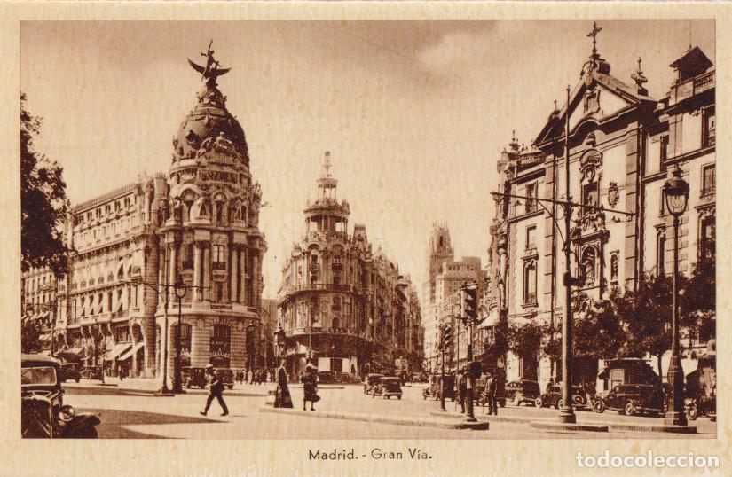 Postales: MADRID, GRAN VIA - HELIOGRAFIA ESPA&Ntilde;OLA - S/C