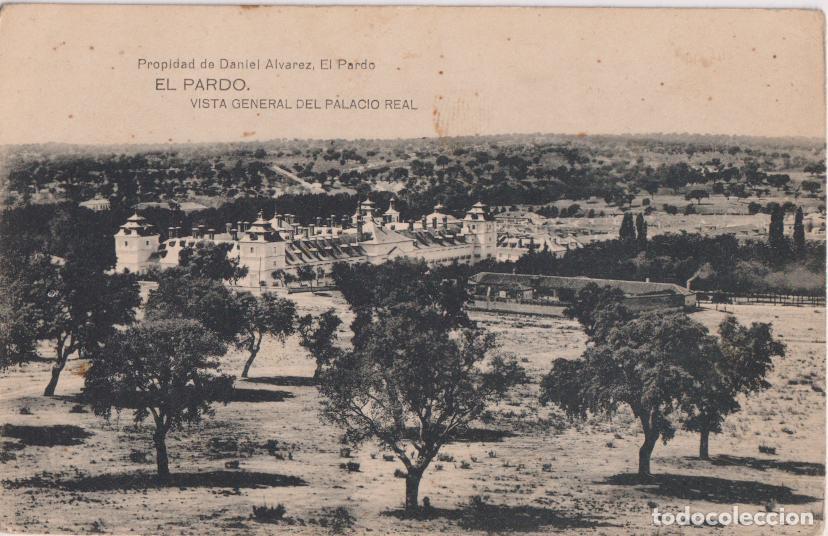 Postales: EL PARDO, VISTA GENERAL DEL PALACIO REAL - FOTOTIPIA HAUSER Y MENET - S/C